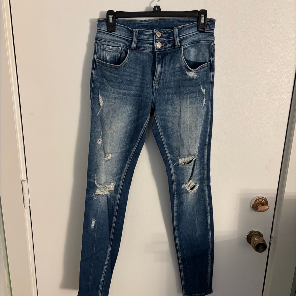 KanCan Distressed Skinny Jeans